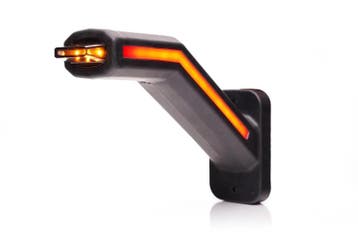 LED breedtelamp links excl. knipperlicht, neon lens 12-24v, Auto-onderdelen, Verlichting, Ophalen of Verzenden, Nieuw