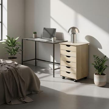 Ladekast van hout 65x36x40cm - Licht hout, eiken Sonoma, Verzenden, Nieuw
