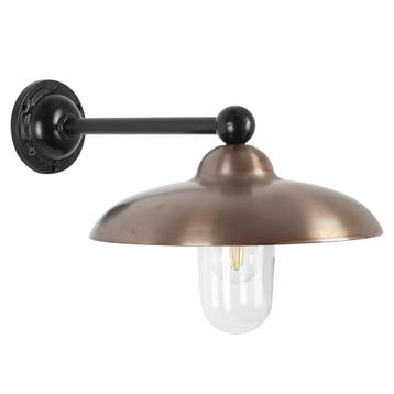 Le Havre Muurlamp Zwart/Brons Buitenverlichting, Verzenden, Nieuw