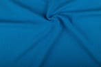 Linnen stof Waterblauw – Gewassen linnen, Blauw, 120 cm of meer, Ophalen of Verzenden, Linnen