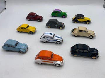 Norev 1:43 - Modelauto (10) - Hachette Collectie 2CV Citroën, Nieuw