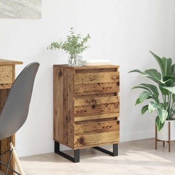 vidaXL Dressoir Oud hout Bewerkt hout, Huis en Inrichting, Verzenden, Nieuw, Overige houtsoorten, Minder dan 50 cm
