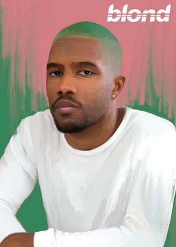 Posters - Poster Ocean, Frank - Blond, Verzenden, Zo goed als nieuw