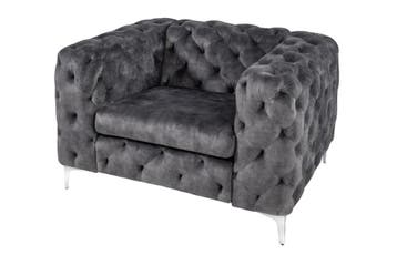 Moderne barokke fauteuil in Chesterfield-stijl, 120 cm,, Ophalen of Verzenden, Nieuw