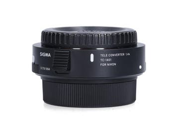 Sigma TC-1401 1.4x Teleconverter - Nikon F - 1 jaar garantie, Ophalen of Verzenden, Zo goed als nieuw, Sigma