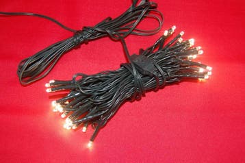 5 METER lichtsnoer met 50 WARM WITTE LED, Diversen, Kerst, Ophalen of Verzenden, Nieuw