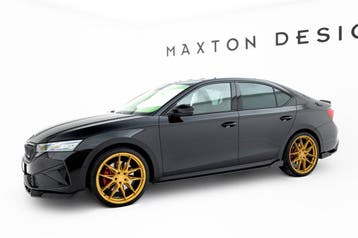 Maxton Side Skirts Diffusers V.2 met Flaps Skoda Octavia RS, Verzenden, Nieuw, Skoda