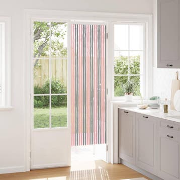vidaXL Insecten Gordijn Chenille Zilvergrijs en Roze 56 x, Huis en Inrichting, Verzenden, Nieuw, Zilver