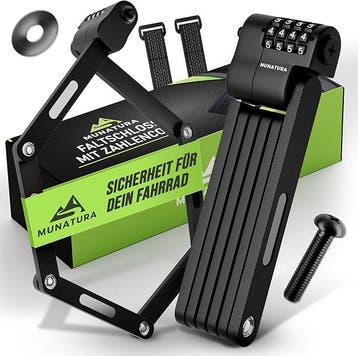 Fietsslot vouwslot  Munatura 90 cm met cijfercode, Fietsen en Brommers, Ophalen of Verzenden, Nieuw