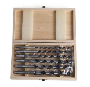 Set van 6 slangenboren (8, 10, 12, 14, 16, 18 mm) in houten, Ophalen of Verzenden, Nieuw
