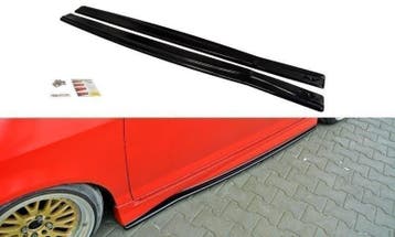 Zijskirts Diffusers Honda Jazz MK1 Glanzend Zwart, Auto-onderdelen, Carrosserie en Plaatwerk, Ophalen of Verzenden, Nieuw