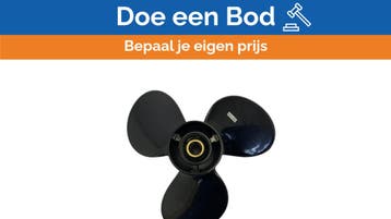 Bieden: Michigan Match 3-Blade Aluminum Boat Propeller 9 1/, Ophalen of Verzenden, Nieuw