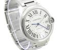 Cartier Ballon Bleu Large 3001 Datum Staal Automatisch 42mm, Overige merken, Staal, Staal, Polshorloge