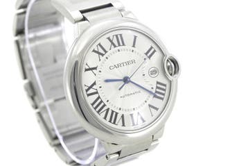 Cartier Ballon Bleu Large 3001 Datum Staal Automatisch 42mm, Overige merken, Staal, Staal, Polshorloge