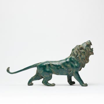 Beeld, No RESERVE PRICE - Majestic Dark Green Patinated