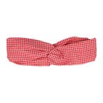 Haarband Twist 5cm – Ruit Print – Gladde Stof – Rood, Sieraden, Tassen en Uiterlijk, Uiterlijk | Haarverzorging, Nieuw