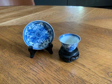 Schotel (2) - Porselein, Porselein - Kangxi periode