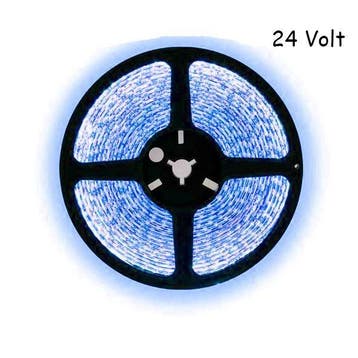 5 meter blauw led strip - 120Leds/m - 24V, Ophalen of Verzenden, Nieuw