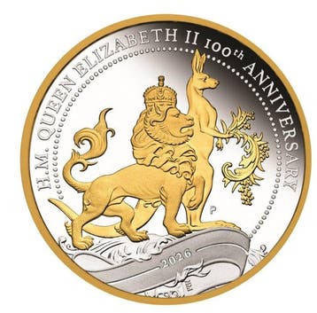 Australië. 1 Dollar 2026 – H.M. Queen Elizabeth II 100th