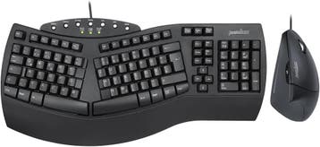 Ergonomische PC Set | Bedraad USB | Retourdeal OP=OP, Ergonomisch, Ophalen of Verzenden, Bedraad, Overige indelingen