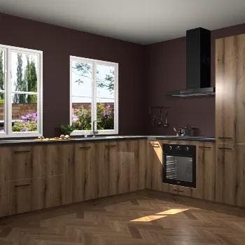 Goud Eiken keuken Konin 65399, Verzenden, Nieuw
