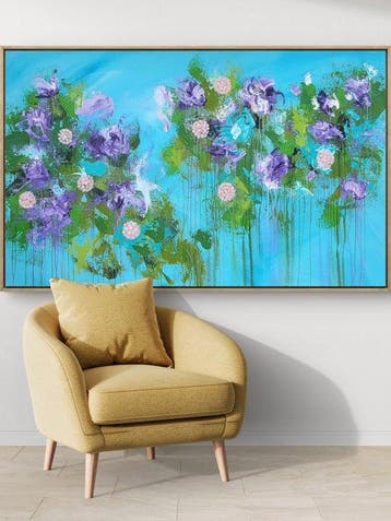 Laura Capellini - LES FLEURS #91 (XXL) Acrylic on canvas -