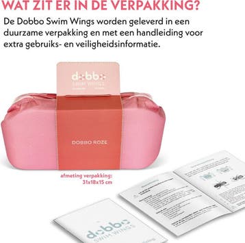 DOBBO Roze Puddle Jumper - Zwembandjes - Zwemvest -, Ophalen of Verzenden, Zo goed als nieuw