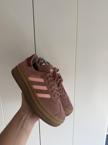 Adidas Gazelle Bold – Roze – Maat 37.5 (Z.G.A.N), Roze, Verzenden, Adidas, Sneakers of Gympen