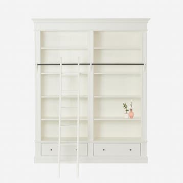 123Kast - Boekenkast Brighton Library - 171x43x240H cm - dem, Huis en Inrichting, Kasten | Overige, Verzenden, Nieuw