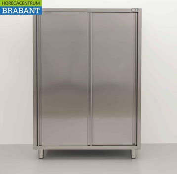 RVS HCB Servieskast Werkkast Kast 2 schuifdeuren, Ophalen of Verzenden, Nieuw in verpakking