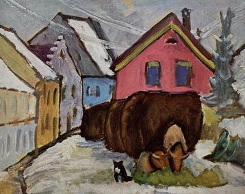 Gabriele Münter - Spreufuhren, 1911 - Rare Artprint - 50 x