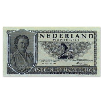 2,5 Gulden Juliana 1949 ZFr, Verzenden