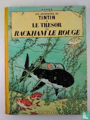 Kuifje - Le trésor de Rackham le Rouge  - 1954, Eén stripboek, Verzenden, Gelezen, Remi, Georges.