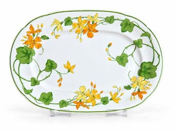 Villeroy & Boch - Schaal - geranium - Keramiek - Vleesplank,