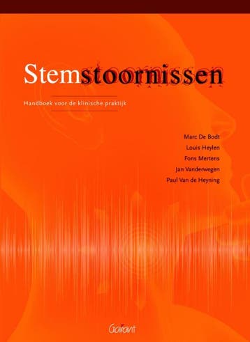 Stemstoornissen 2015 9789044132441, Boeken, Zo goed als nieuw