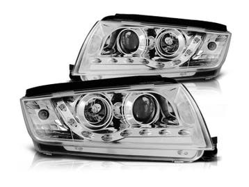 Daylight Chrome koplampen geschikt voor Skoda Fabia 1, Auto-onderdelen, Verlichting, Verzenden, Nieuw, Skoda