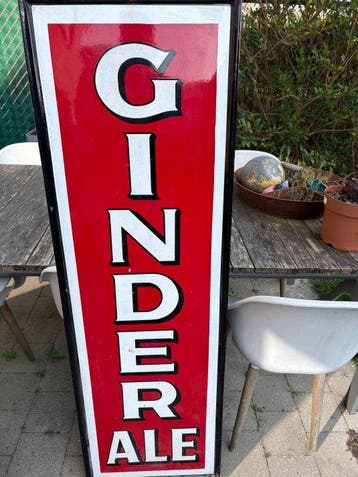 Ginger Ale - Emaille bord - Emaille