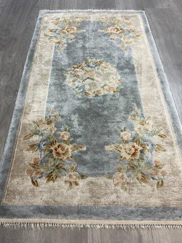 China - Vloerkleed - 138 cm - 69 cm - zijde, Huis en Inrichting, Stoffering | Tapijten en Kleden, Nieuw
