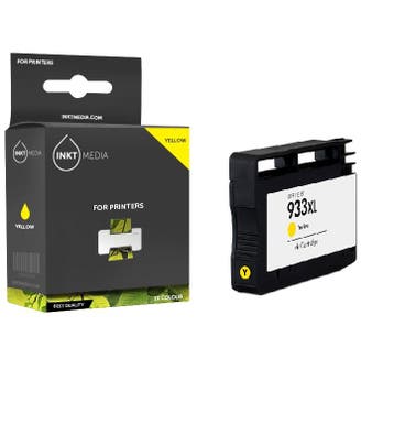 Geschikt HP 933XL (CN056AE) inktcartridge geel hoge, Nieuw, Cartridge, Inktmedia