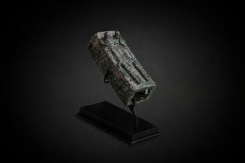 Oud-Egypte, Brons zeldzame hagedissen sarcofaag - 2.5 cm, Verzamelen
