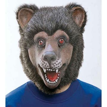 Bruine beer masker - Dieren maskers, Verzenden, Nieuw
