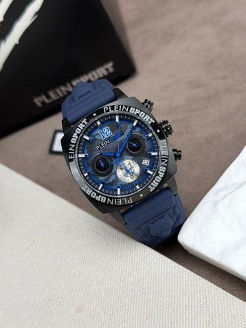 Plein Sport - Wildcat Chronograph Date Blue - Zonder, Nieuw