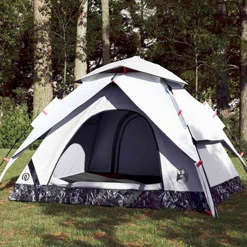 vidaXL Koepeltent 4-persoons snelontgrendeling, Caravans en Kamperen, Tenten, Verzenden, Nieuw, Tot en met 2