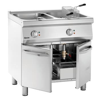 Bartscher Friteuse | SERIE 700 | Elektrisch | 15+15L | 100°C, Ophalen of Verzenden, Nieuw in verpakking