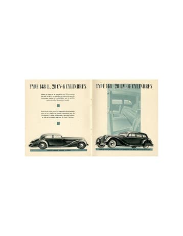 1937 - 1938 DELAHAYE PROGRAMMA BROCHURE FRANS, Nieuw, Author