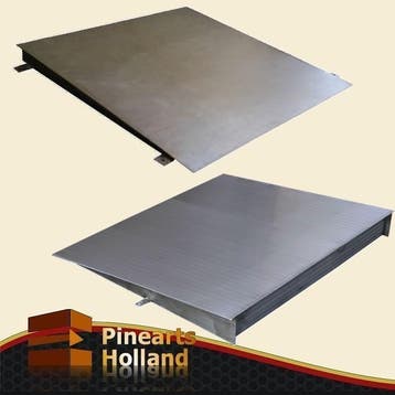 Ibex RVS Oprijplaat voor Pallet- & Vloerweegschaal 150x90 Cm, Nieuw, Digitaal, Overige typen, 500 gram of grover