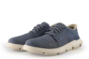 Skechers Instappers in maat 45 Blauw, Overige typen, Zo goed als nieuw, Skechers, Verzenden