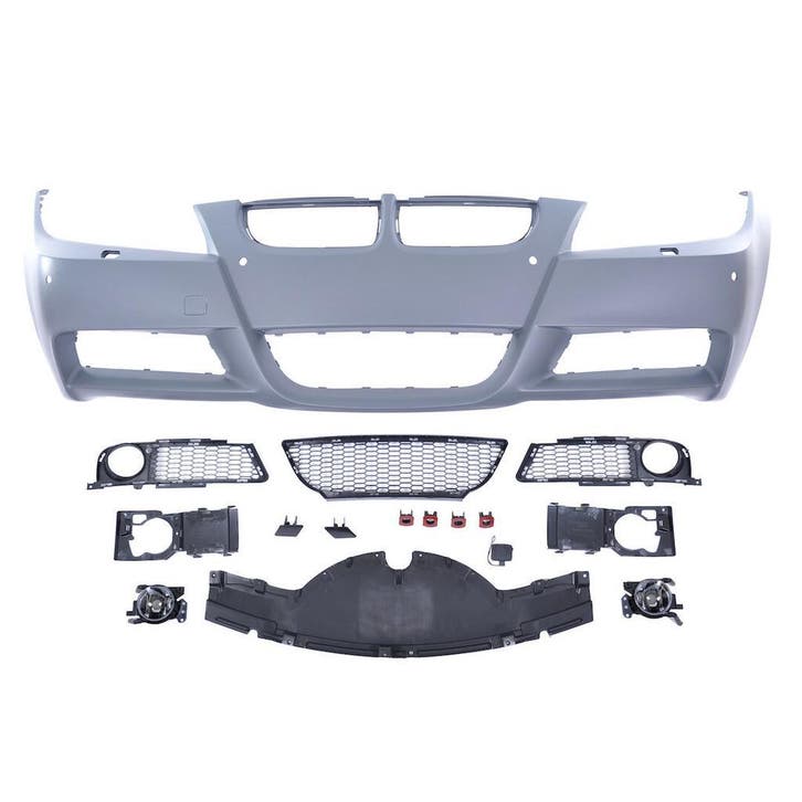 Sportlook Voorbumper + PDC + KS BMW E90 E91 2005-2008 B481, Auto-onderdelen, Carrosserie en Plaatwerk, Nieuw, BMW, Voor, Bumper