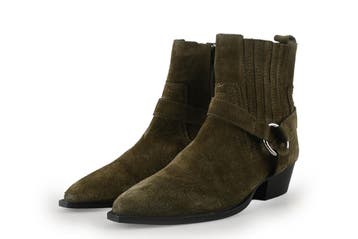 Cellini Cowboy laarzen in maat 39 Groen, Kleding | Dames, Schoenen, Verzenden, Cellini, Zo goed als nieuw, Groen