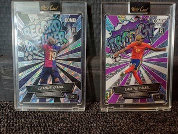 Wild Card Comix Platinum Lamine Yamal Serialized card, Foil,, Nieuw